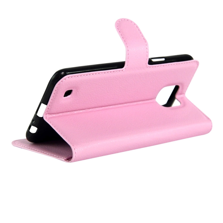 For LG X Cam Litchi Texture Horizontal Flip Leather Case with Holder & Card Slots & Wallet