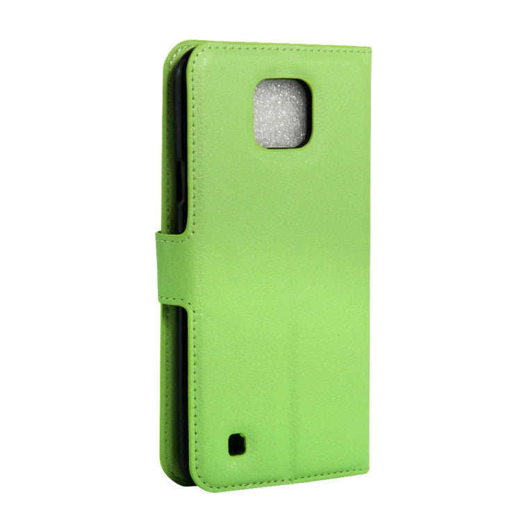 For LG X Cam Litchi Texture Horizontal Flip Leather Case with Holder & Card Slots & Wallet