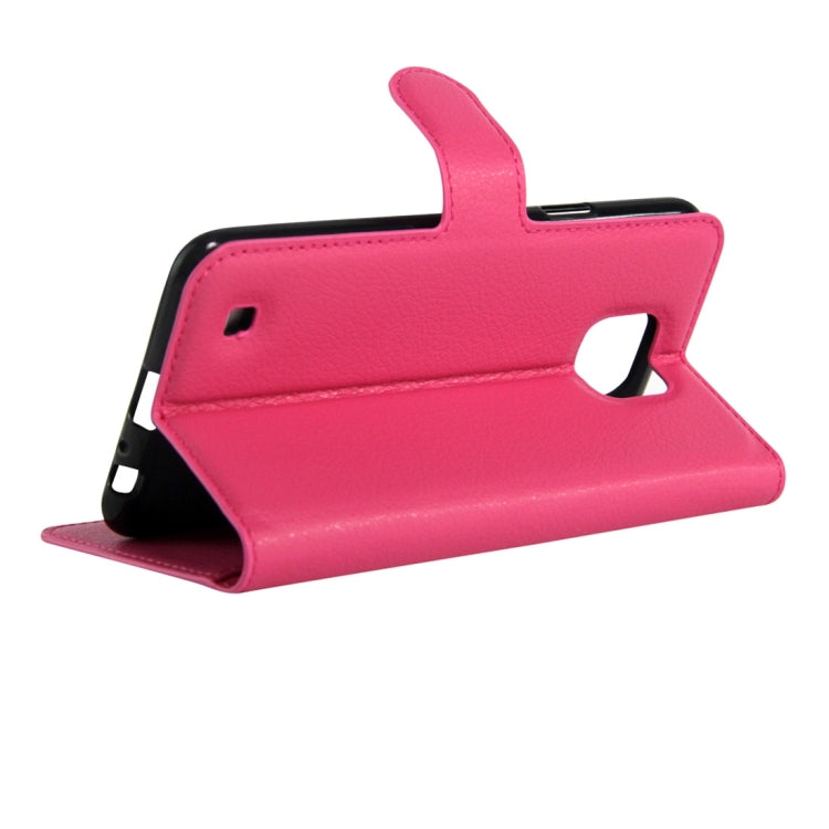 For LG X Cam Litchi Texture Horizontal Flip Leather Case with Holder & Card Slots & Wallet