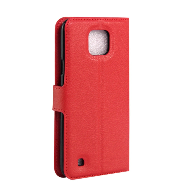 For LG X Cam Litchi Texture Horizontal Flip Leather Case with Holder & Card Slots & Wallet