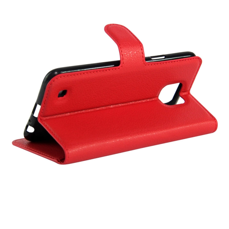 For LG X Cam Litchi Texture Horizontal Flip Leather Case with Holder & Card Slots & Wallet