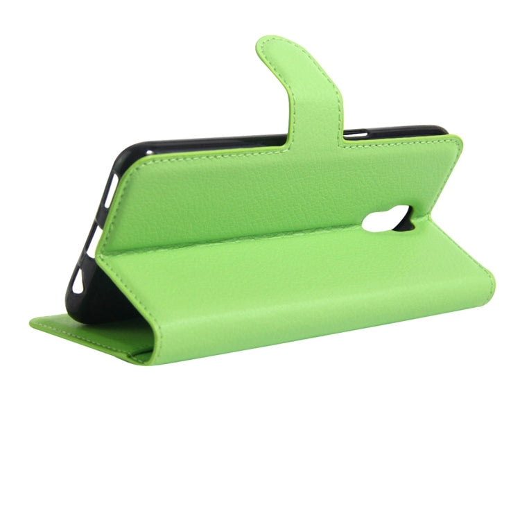 For LG X Screen Litchi Texture Horizontal Flip Leather Case with Holder & Card Slots & Wallet