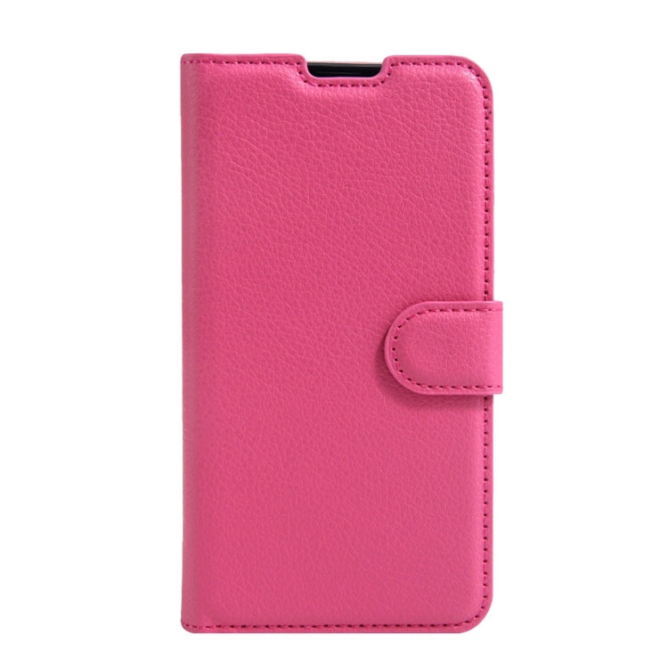 For LG X Screen Litchi Texture Horizontal Flip Leather Case with Holder & Card Slots & Wallet
