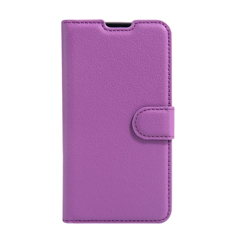 For LG X Screen Litchi Texture Horizontal Flip Leather Case with Holder & Card Slots & Wallet