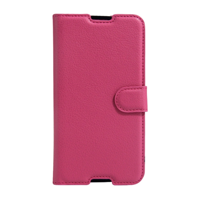 Alcatel TCL idol 4S Litchi Texture Horizontal Flip Genuine Leather Case with Holder & Card Slots & Wallet