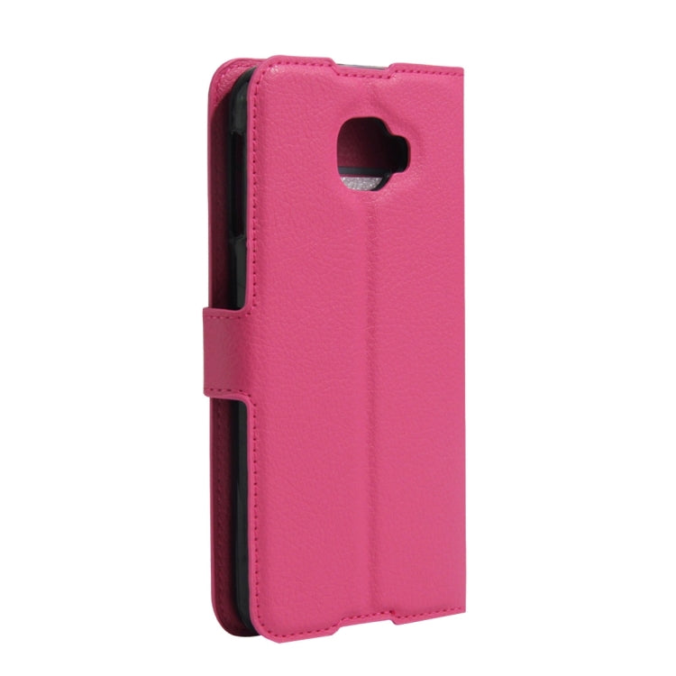 Alcatel TCL idol 4S Litchi Texture Horizontal Flip Genuine Leather Case with Holder & Card Slots & Wallet