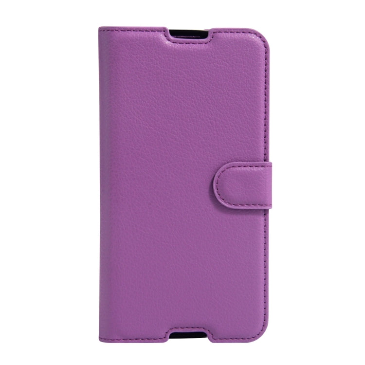 Alcatel TCL idol 4S Litchi Texture Horizontal Flip Genuine Leather Case with Holder & Card Slots & Wallet