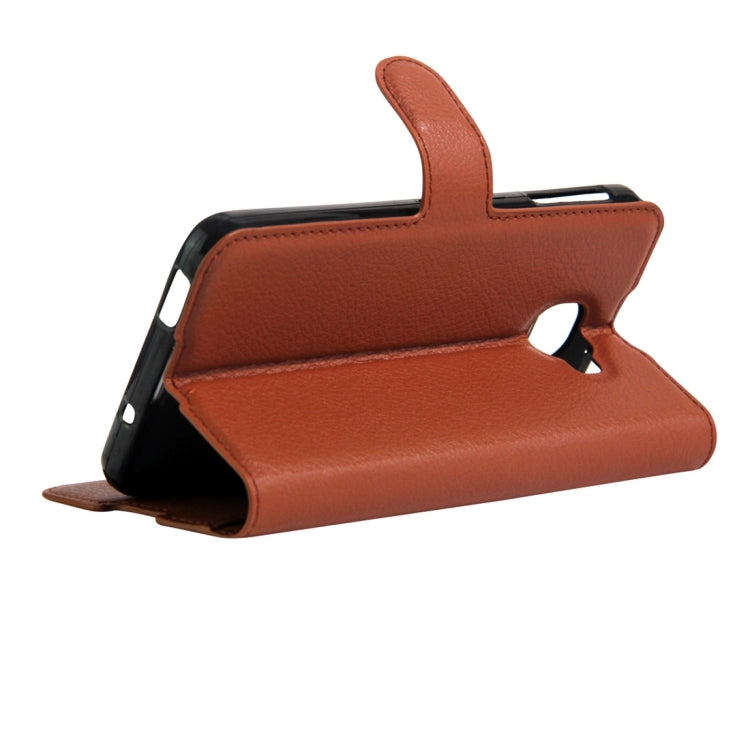 Alcatel TCL idol 4S Litchi Texture Horizontal Flip Genuine Leather Case with Holder & Card Slots & Wallet