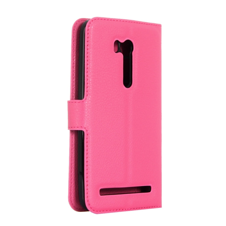 For ASUS Zenfone Go TV / ZB551KL Litchi Texture Horizontal Flip Genuine Leather Case with Holder & Card Slots & Wallet