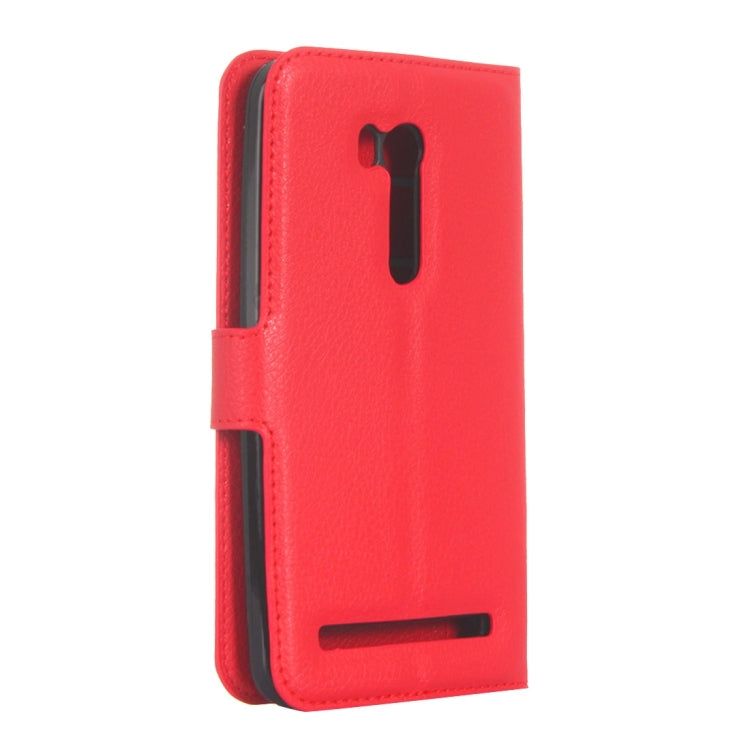 For ASUS Zenfone Go TV / ZB551KL Litchi Texture Horizontal Flip Genuine Leather Case with Holder & Card Slots & Wallet