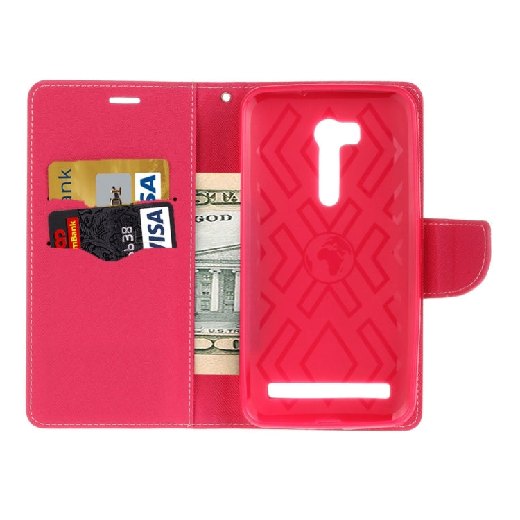 For ASUS Zenfone Go TV / ZB551KL Cross Texture Horizontal Flip Leather Case with Holder & Card Slots & Wallet
