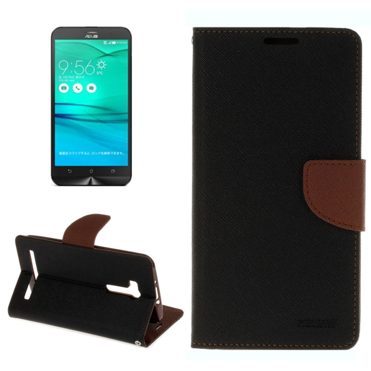 For ASUS Zenfone Go TV / ZB551KL Cross Texture Horizontal Flip Leather Case with Holder & Card Slots & Wallet