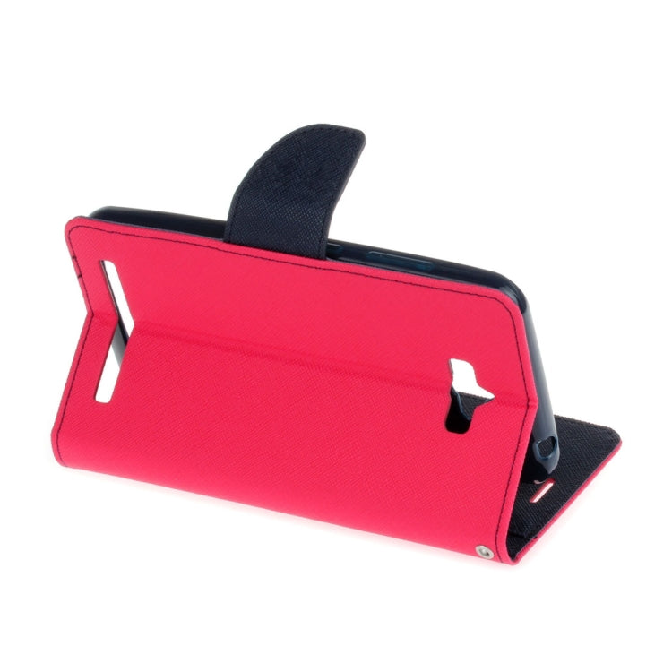 For Asus ZenFone Max / ZC550KL 5.5 Inch Cross Texture Horizontal Flip Leather Case with Holder & Card Slots & Wallet