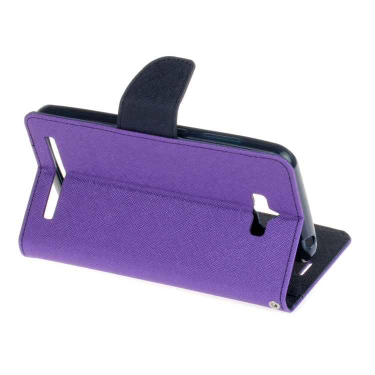 For Asus ZenFone Max / ZC550KL 5.5 Inch Cross Texture Horizontal Flip Leather Case with Holder & Card Slots & Wallet