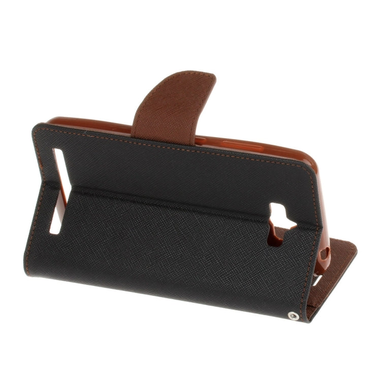 For Asus ZenFone Max / ZC550KL 5.5 Inch Cross Texture Horizontal Flip Leather Case with Holder & Card Slots & Wallet