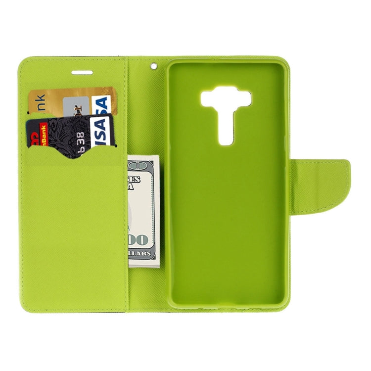 For ASUS ZE552KL Cross Texture Horizontal Flip Leather Case with Holder & Card Slots & Wallet