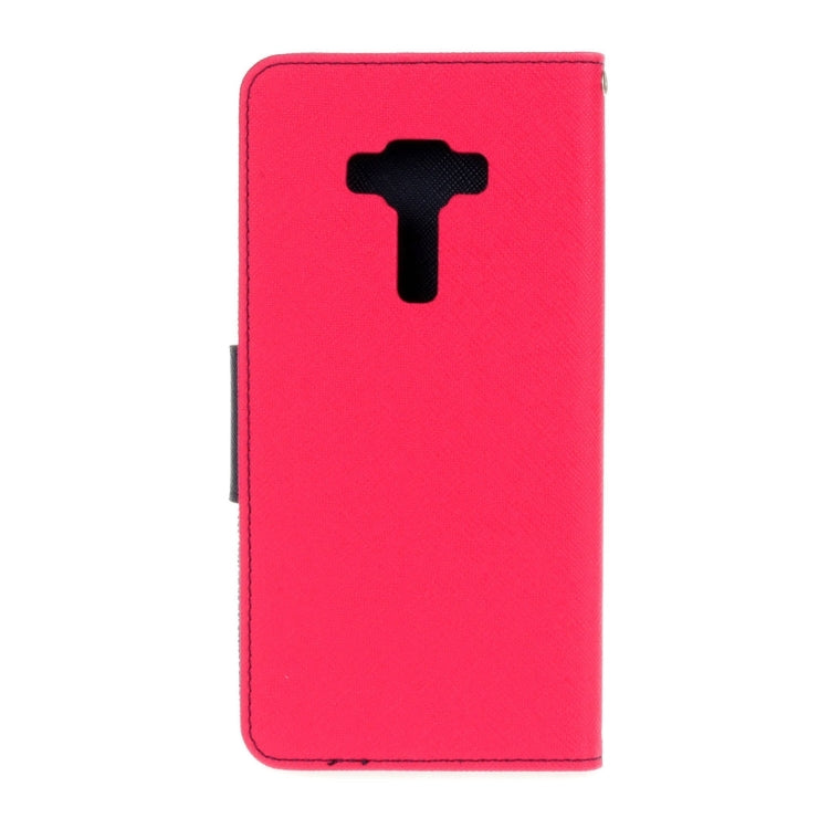 For ASUS ZE552KL Cross Texture Horizontal Flip Leather Case with Holder & Card Slots & Wallet
