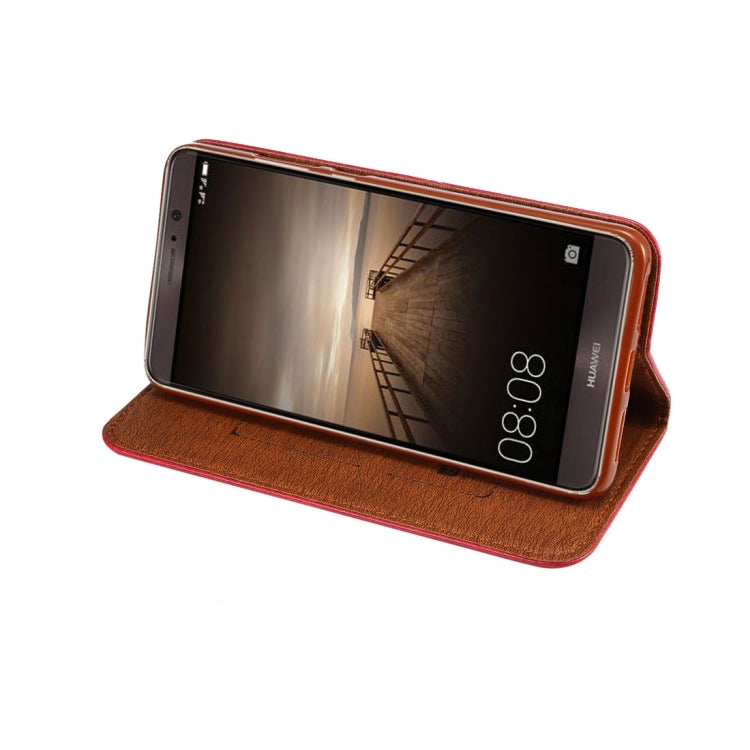 For Huawei Mate 9 Crazy Horse Texture Auto Closed Horizontal Flip Leather Case with Holder & Card Slots