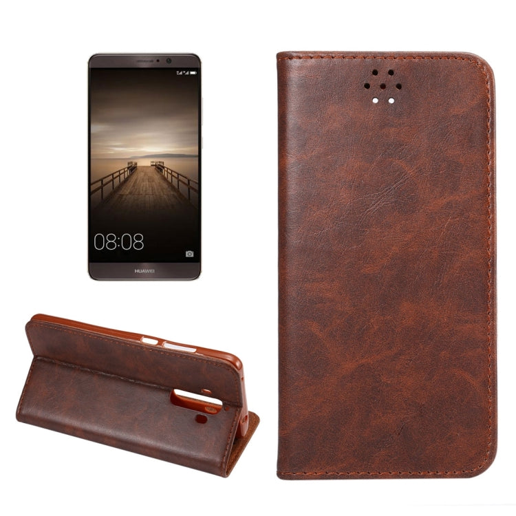 For Huawei Mate 9 Crazy Horse Texture Auto Closed Horizontal Flip Leather Case with Holder & Card Slots