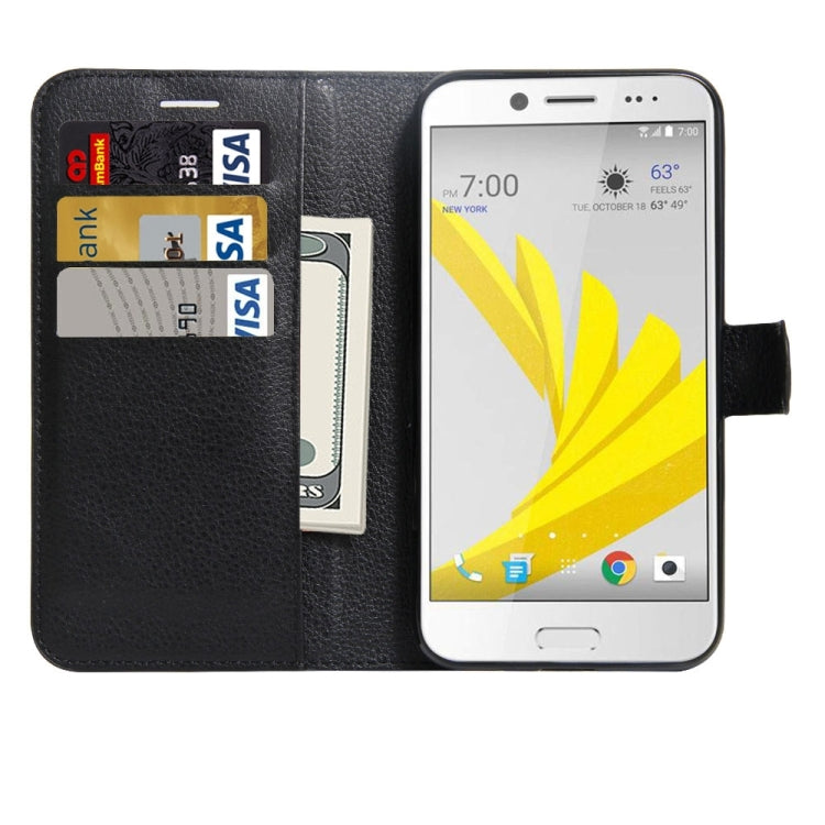 For HTC Bolt Litchi Texture Horizontal Flip Leather Case with Holder & Card Slots & Wallet