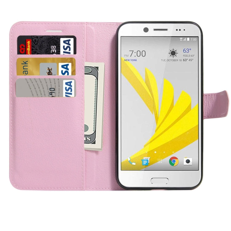 For HTC Bolt Litchi Texture Horizontal Flip Leather Case with Holder & Card Slots & Wallet