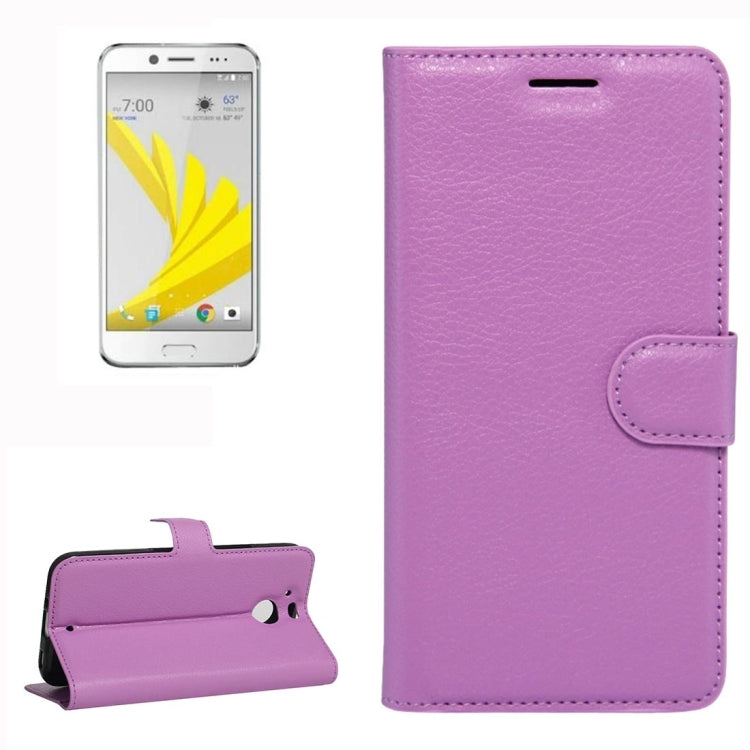 For HTC Bolt Litchi Texture Horizontal Flip Leather Case with Holder & Card Slots & Wallet