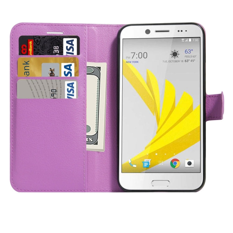 For HTC Bolt Litchi Texture Horizontal Flip Leather Case with Holder & Card Slots & Wallet