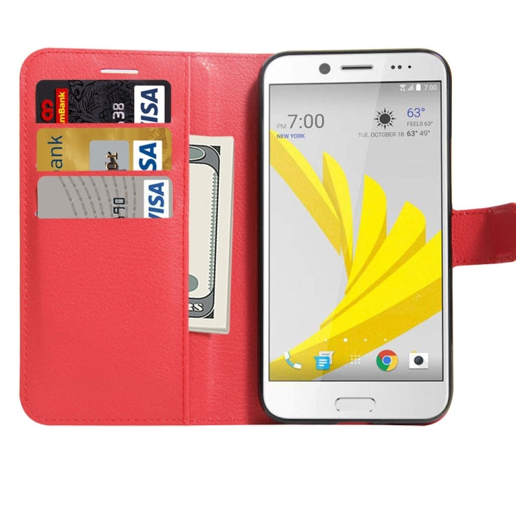 For HTC Bolt Litchi Texture Horizontal Flip Leather Case with Holder & Card Slots & Wallet