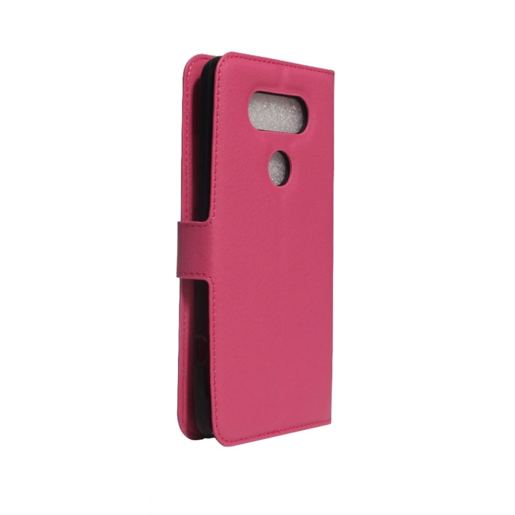 For LG V34 Litchi Texture Horizontal Flip Leather Case with Holder & Card Slots & Wallet