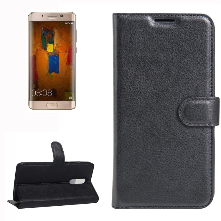 For Huawei  Mate 9 Pro Litchi Texture Horizontal Flip Leather Case with Holder & Card Slots & Wallet