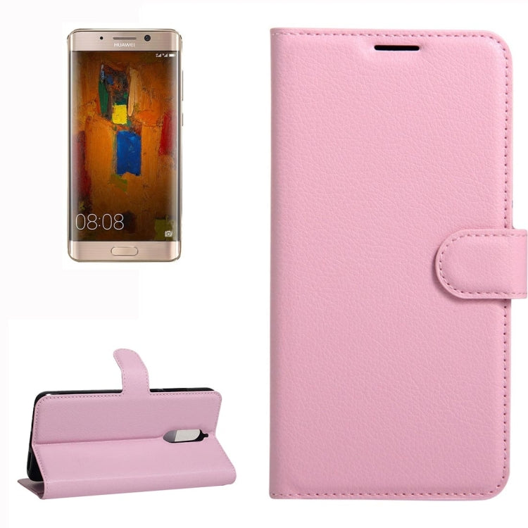 For Huawei  Mate 9 Pro Litchi Texture Horizontal Flip Leather Case with Holder & Card Slots & Wallet