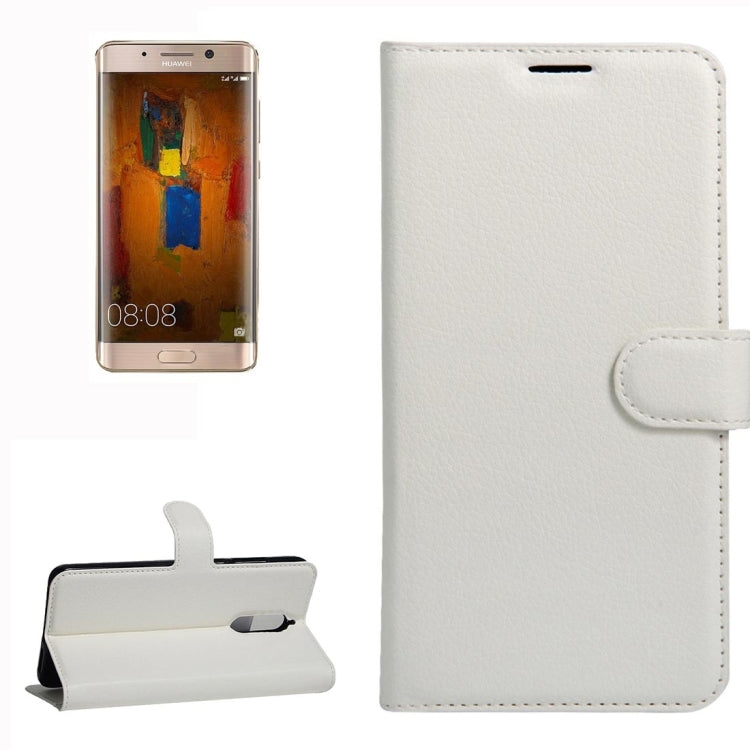 For Huawei  Mate 9 Pro Litchi Texture Horizontal Flip Leather Case with Holder & Card Slots & Wallet
