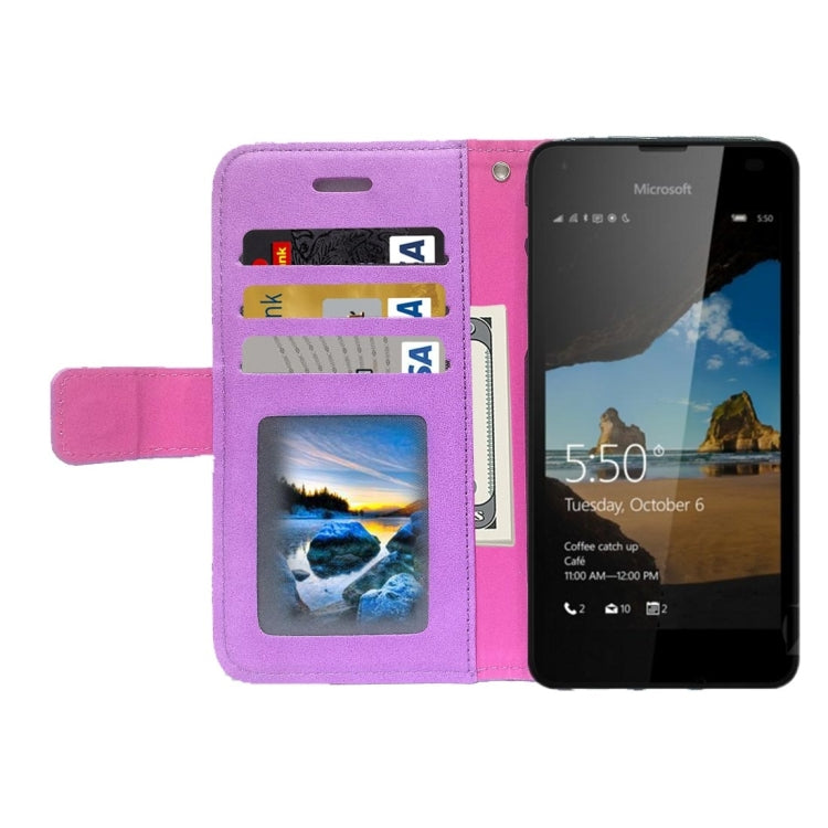 For Microsoft Lumia 550 Pressed Flower Butterfly Carriage Pattern Diamond Encrusted Horizontal Flip Leather Case with Holder & Card Slots & Wallet & Photo Frame & Lanyard