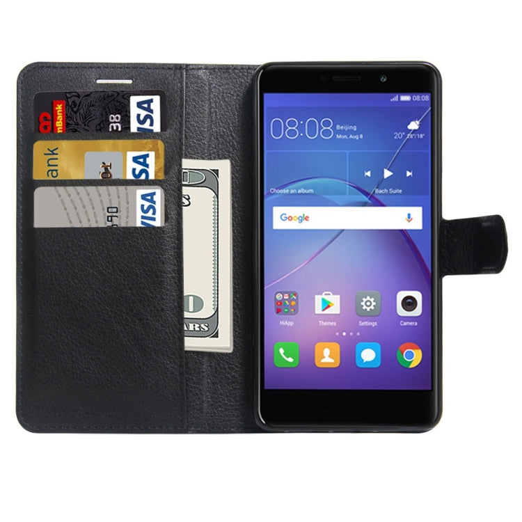 For Huawei  Mate 9 Lite Litchi Texture Horizontal Flip Leather Case with Holder & Card Slots & Wallet
