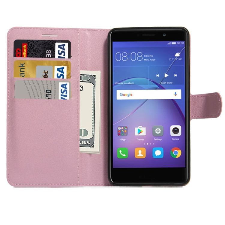 For Huawei  Mate 9 Lite Litchi Texture Horizontal Flip Leather Case with Holder & Card Slots & Wallet