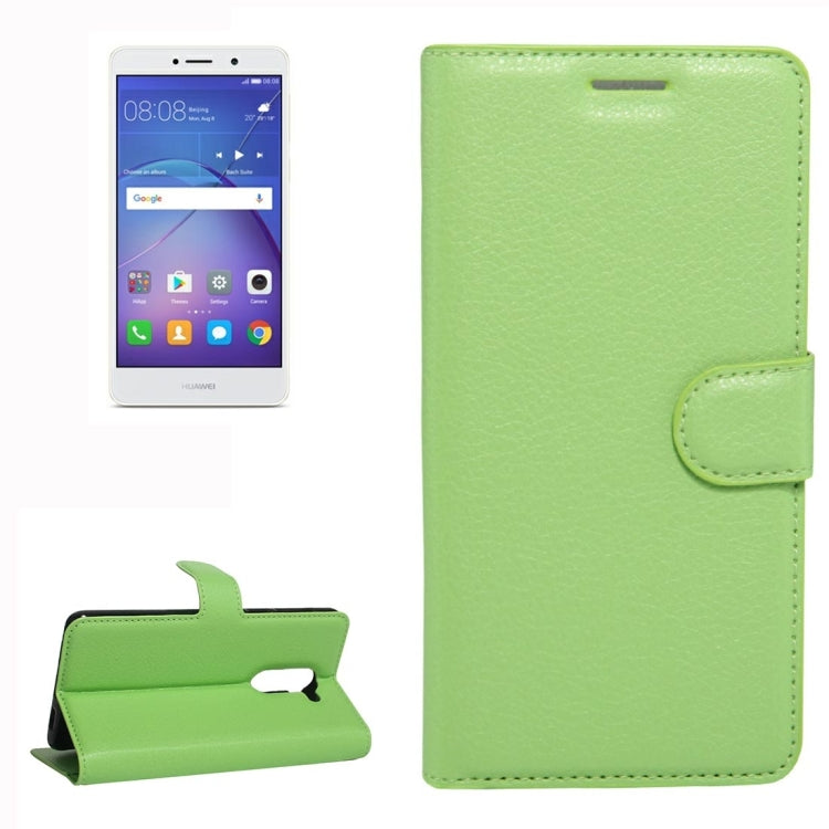 For Huawei  Mate 9 Lite Litchi Texture Horizontal Flip Leather Case with Holder & Card Slots & Wallet