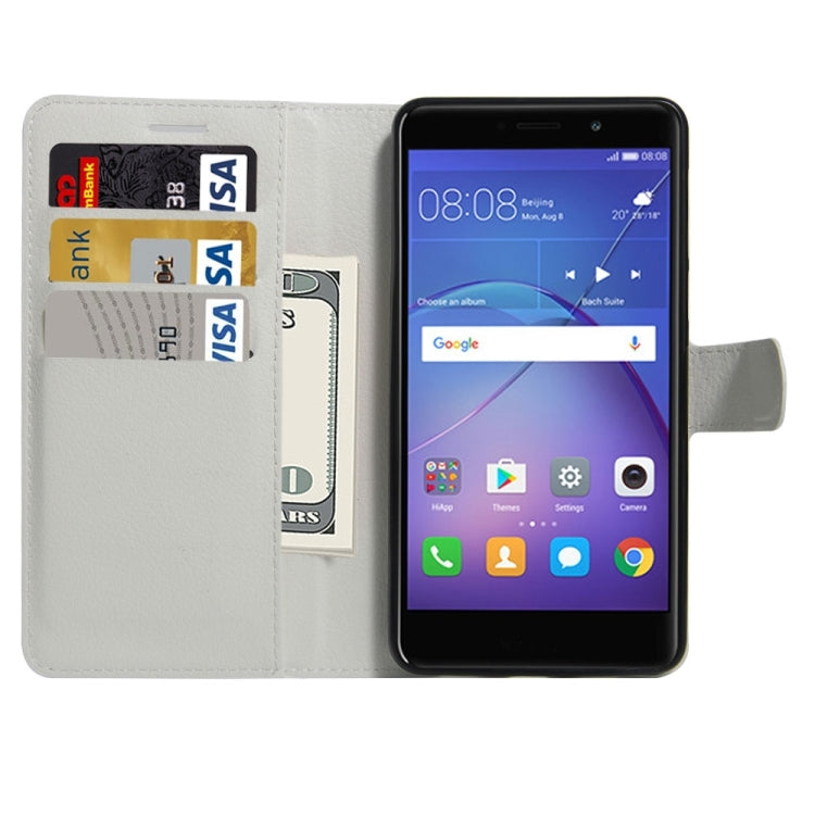 For Huawei  Mate 9 Lite Litchi Texture Horizontal Flip Leather Case with Holder & Card Slots & Wallet