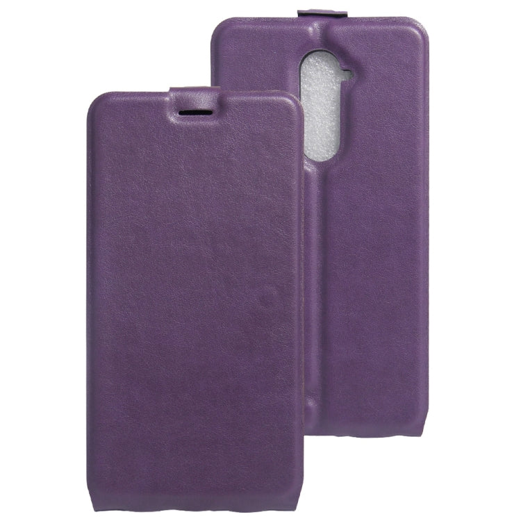 For ZTE Zmax Pro / Z981 Vertical Flip Leather Case with Card Slot & Photo Frame