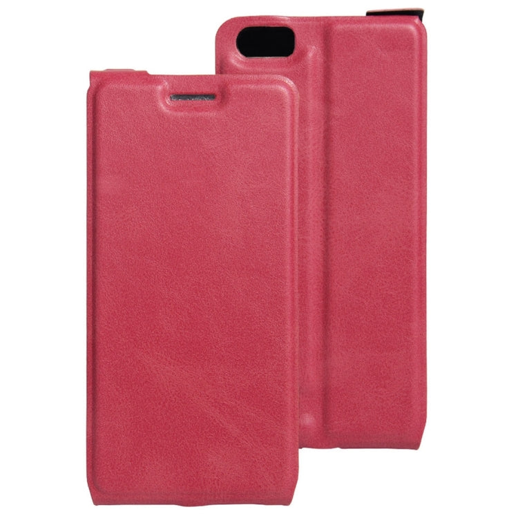 For Cubot X16s Crazy Horse Texture Vertical Flip Leather Case with Card Slot & Photo Frame