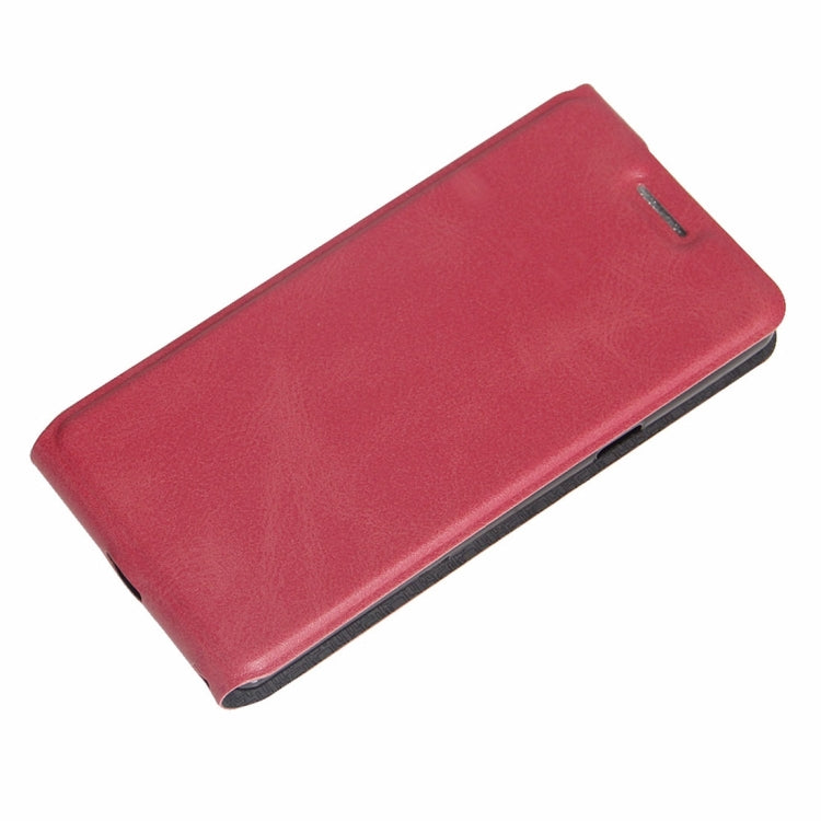 For Cubot X16s Crazy Horse Texture Vertical Flip Leather Case with Card Slot & Photo Frame