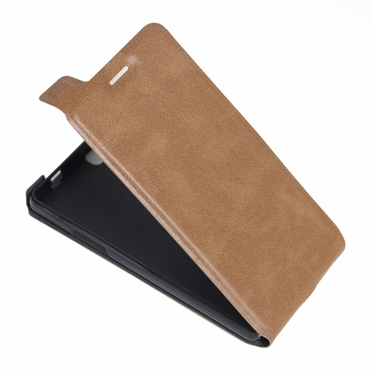 For Cubot X16s Crazy Horse Texture Vertical Flip Leather Case with Card Slot & Photo Frame