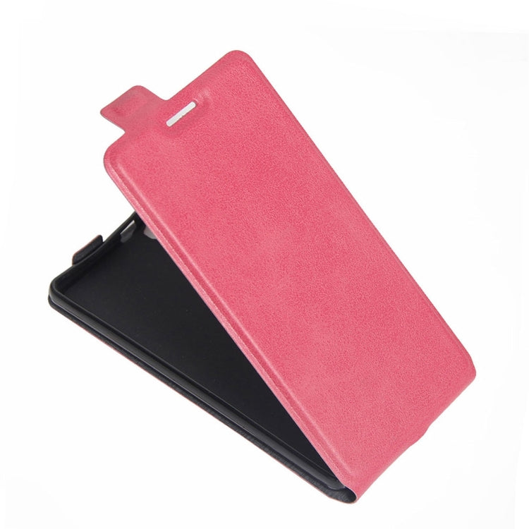 For Cubot X17s Crazy Horse Texture Vertical Flip Leather Case with Card Slot & Photo Frame