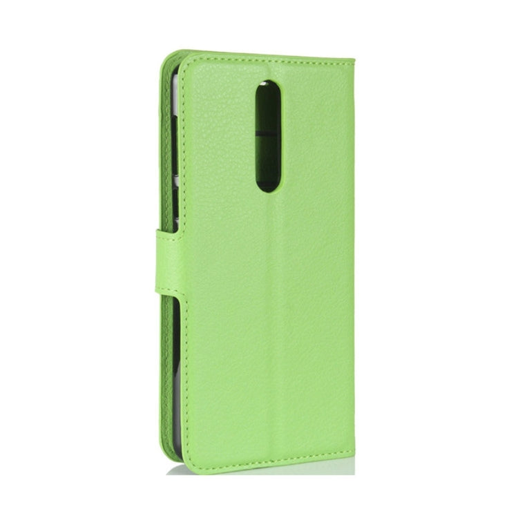 Nokia 8 Litchi Texture Horizontal Flip Leather Case with Holder & Card Slots & Wallet