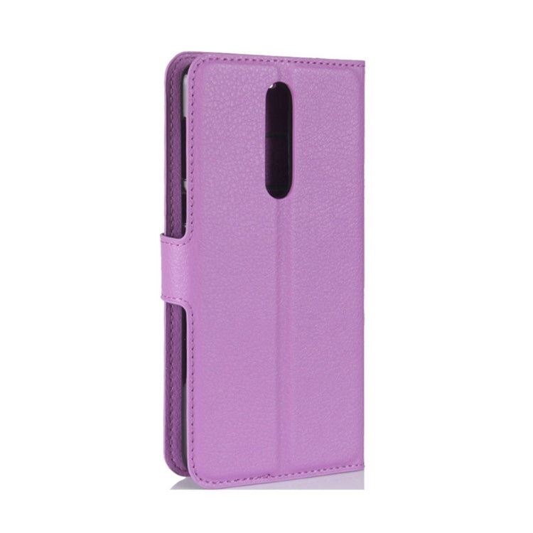 Nokia 8 Litchi Texture Horizontal Flip Leather Case with Holder & Card Slots & Wallet