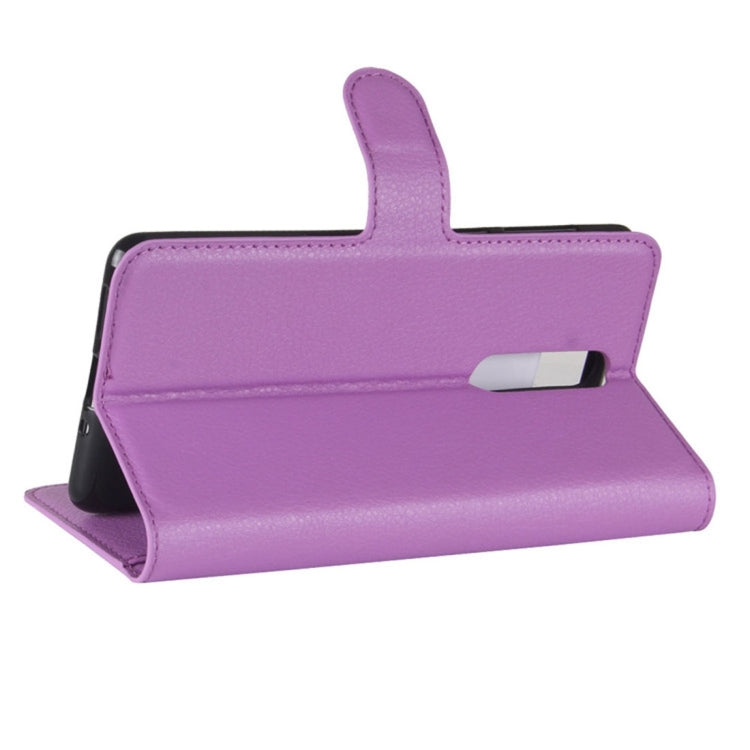 Nokia 8 Litchi Texture Horizontal Flip Leather Case with Holder & Card Slots & Wallet