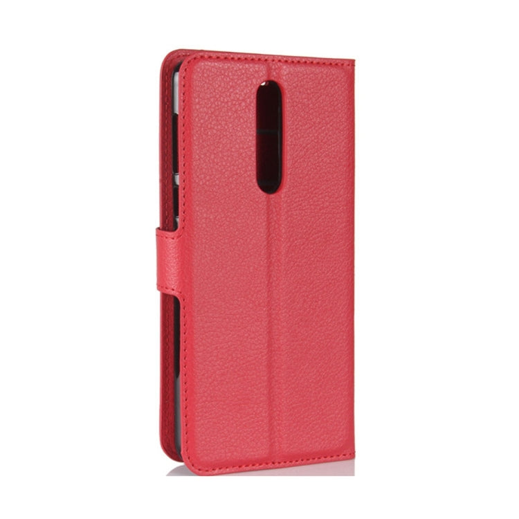 Nokia 8 Litchi Texture Horizontal Flip Leather Case with Holder & Card Slots & Wallet