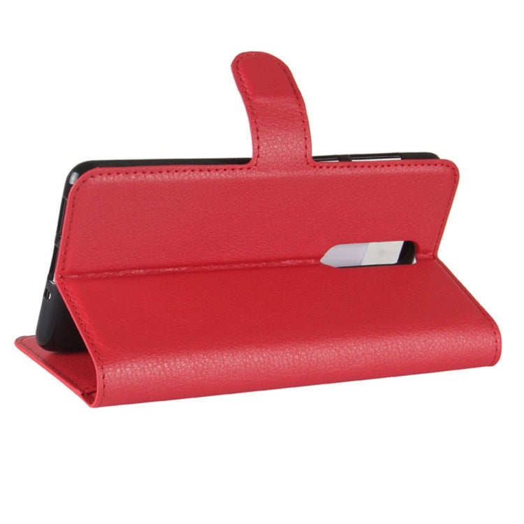 Nokia 8 Litchi Texture Horizontal Flip Leather Case with Holder & Card Slots & Wallet