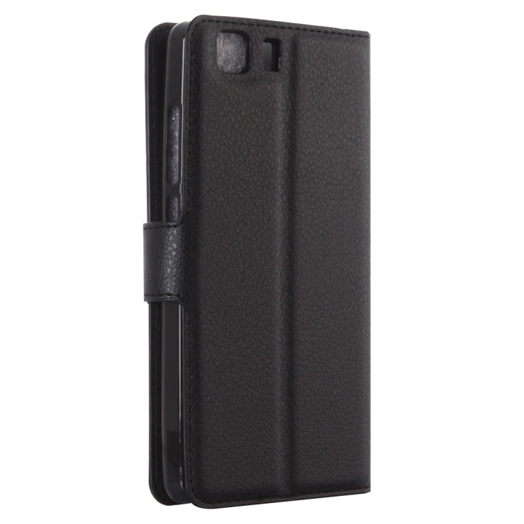 Litchi Texture Horizontal Flip Leather Case with Holder & Card Slots & wallet for Doogee X5(S-MPH-1005) / X5Sï¼ˆMPH1002ï¼‰