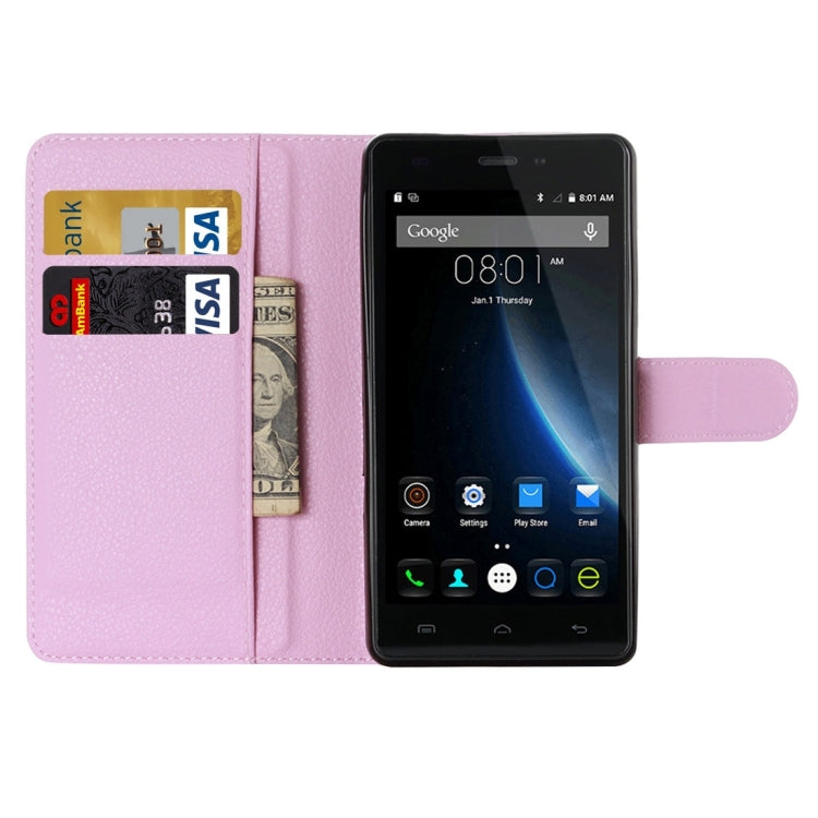 Litchi Texture Horizontal Flip Leather Case with Holder & Card Slots & wallet for Doogee X5(S-MPH-1005) / X5Sï¼ˆMPH1002ï¼‰
