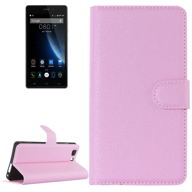 Litchi Texture Horizontal Flip Leather Case with Holder & Card Slots & wallet for Doogee X5(S-MPH-1005) / X5Sï¼ˆMPH1002ï¼‰